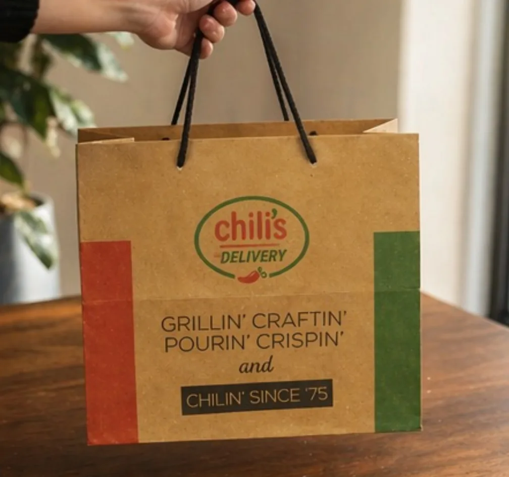 Chili's Kraft Bag, view 4
